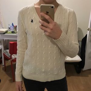 Ralph Lauren white sweater