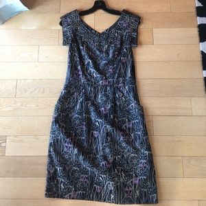 Thomas Wylde crystal silk dress