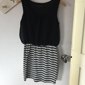 Black and white dress