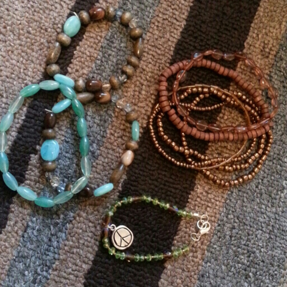 Assorted Stretch Bead Bracelets