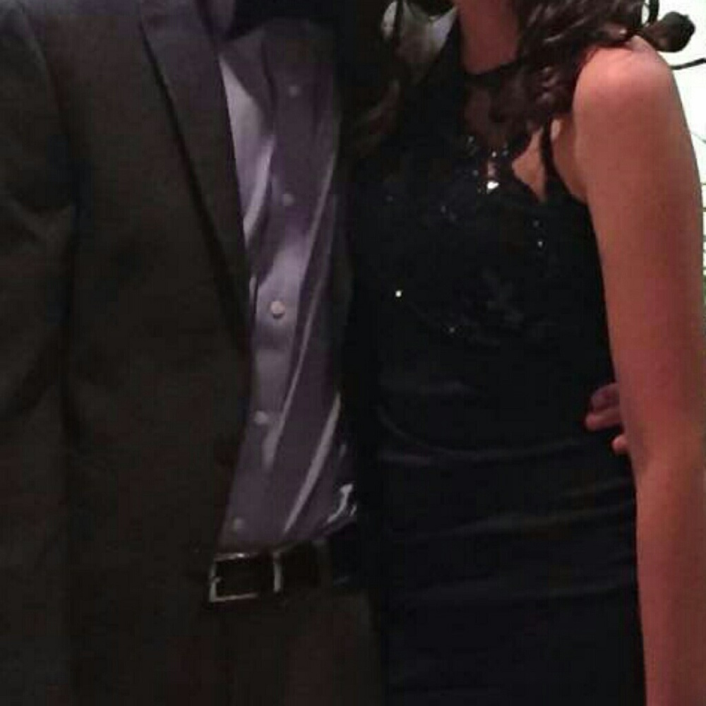 NAVY BLUE BODYCON HOMECOMING DRESS