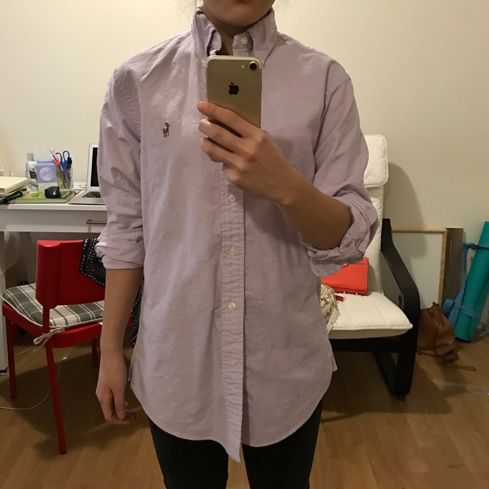 Ralph Lauren lavender button down (men's)