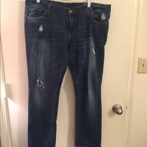 Size 17 distressed Arizona Jeans