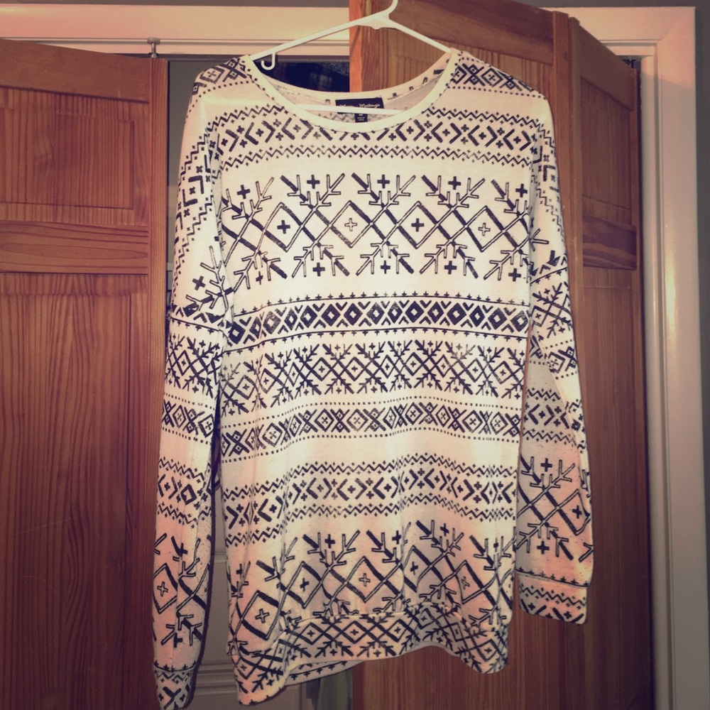 A snowflake design shirt