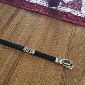 Brighton leather belt. Reversible.