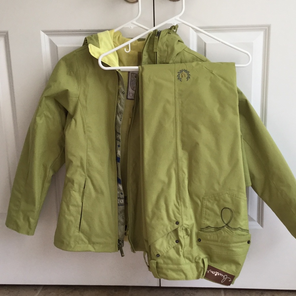 Burton snowboarding jacket and pants
