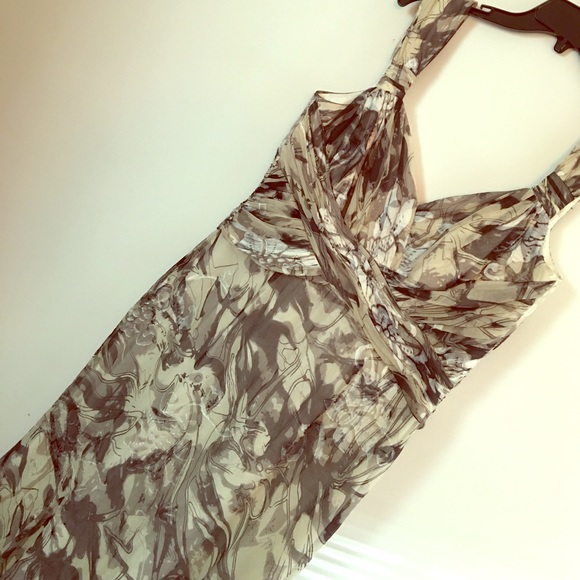 Davids Bridal Formal Gown, size 6 gray - Picture 1 of 7