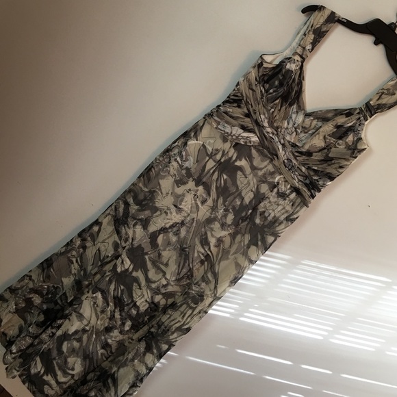 Davids Bridal Formal Gown, size 6 gray - Picture 2 of 7