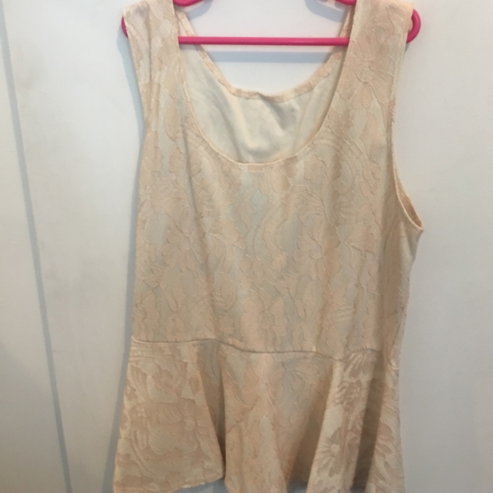 Peplum professional top