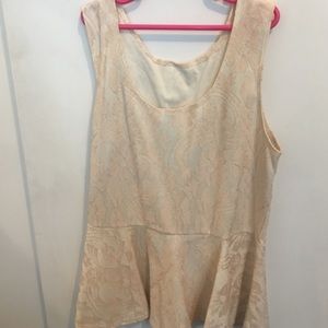 Peplum professional top