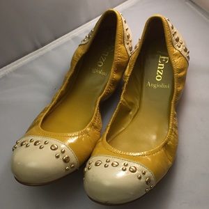 Enzo Angiolini Leather Flats! Size 8.5