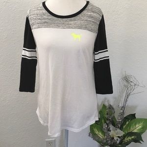 VS PINK 3/4 sleeve t-shirt