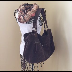 Lucky Brand Suede Purse!