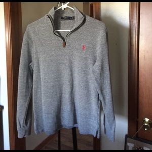 Men's small polo pull over shirt