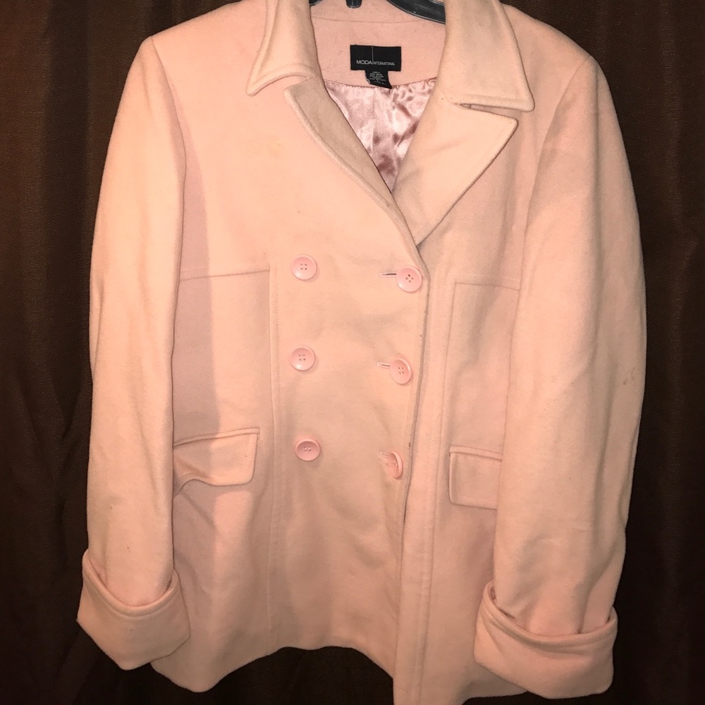 Pale Pink Peacoat