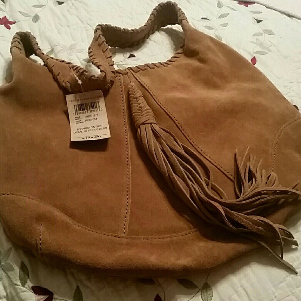 NWT leather lucky handbag