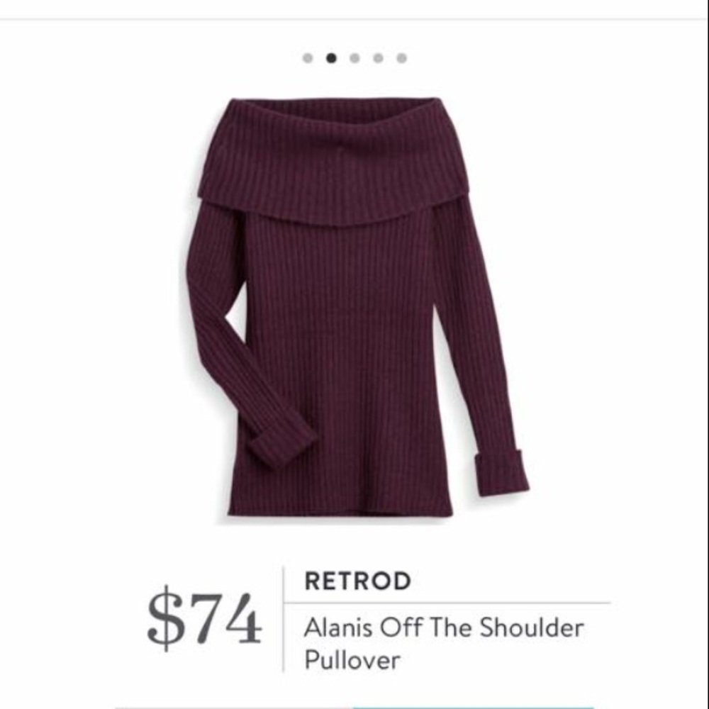 Stitchfix Retrod Alanis off the shoulder sweater
