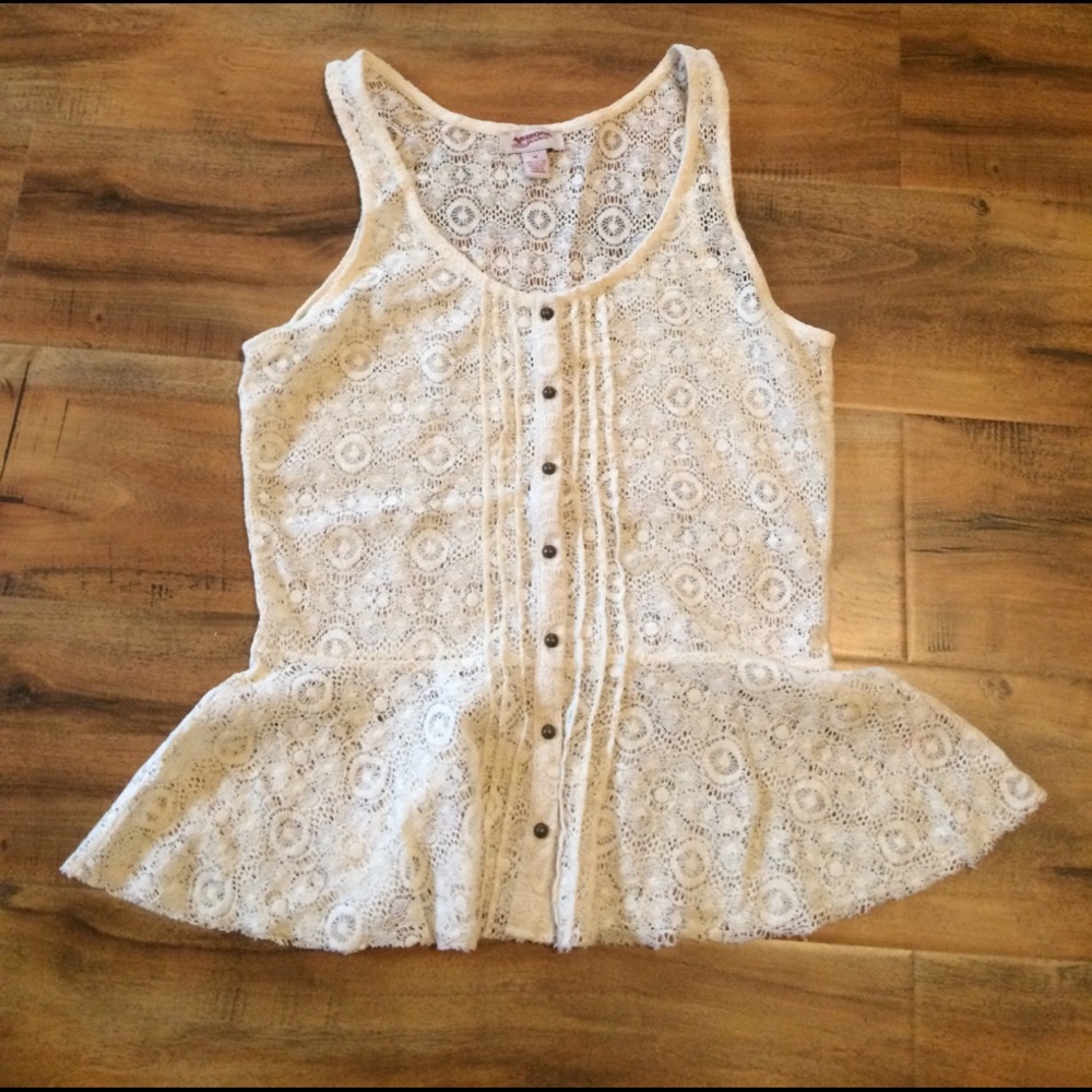 Lace tank top