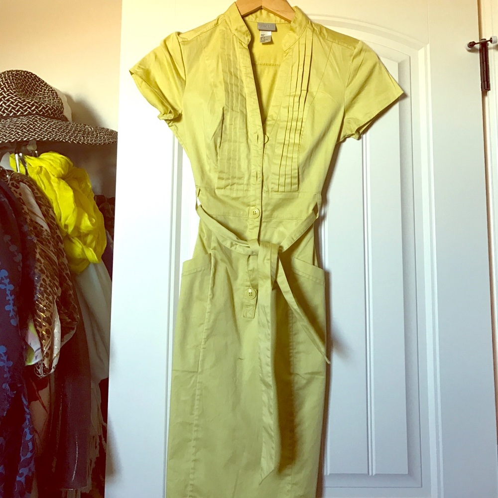 H&M yellow dress