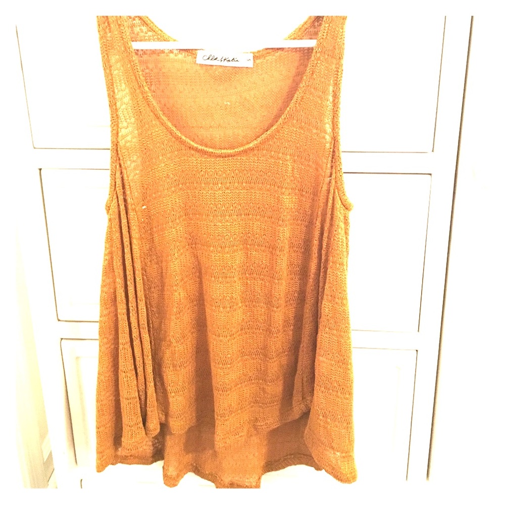 Mustard tank top