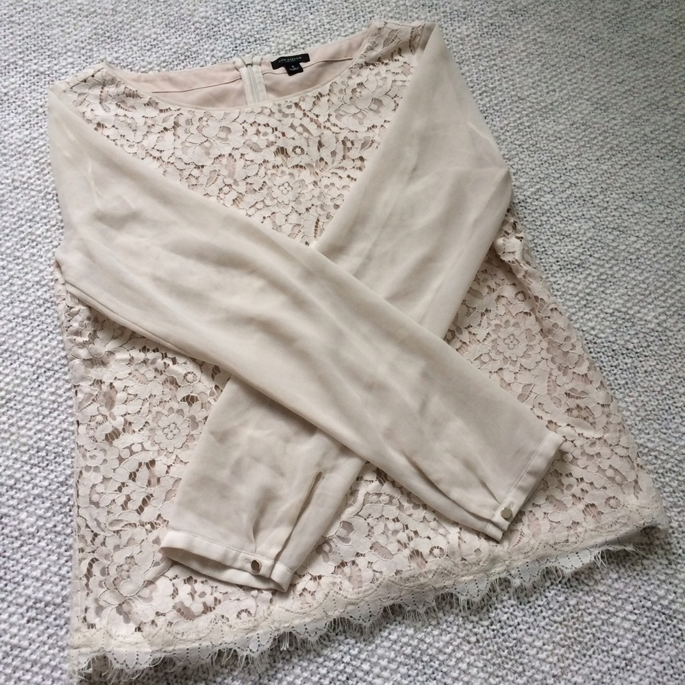 Ann Taylor lace blouse