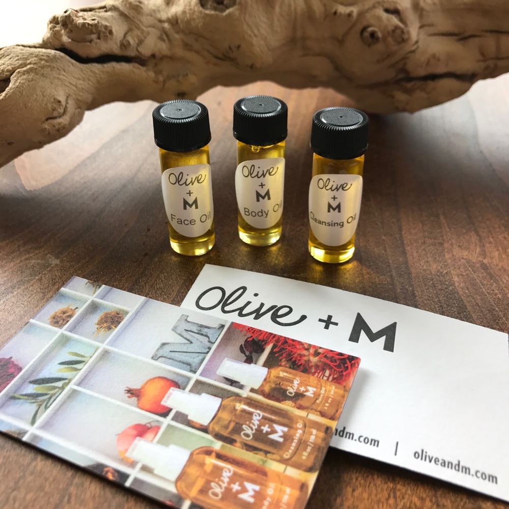 Set of Olive + M oil for body & face