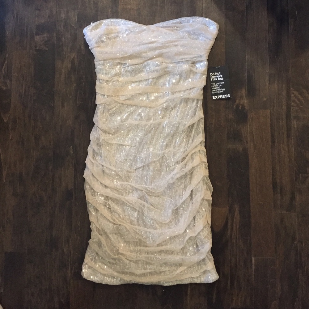 Gorgeous Sequined Cocktail Dress - Size 4 -