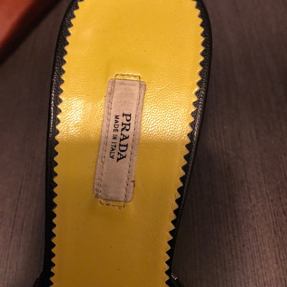 100% authentic Prada kitten heel slides ๐ฑ - Picture 2 of 4