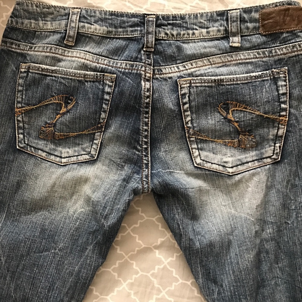 Silver jean size 34w/33l