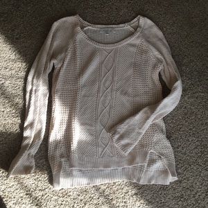 Cream Lightweight Knit Sweater