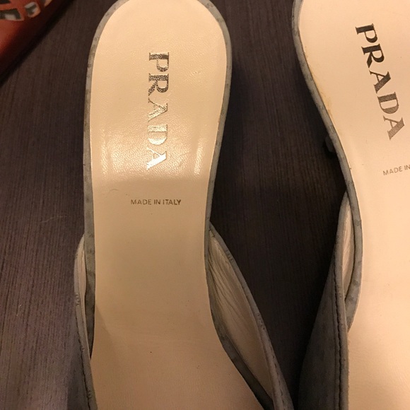 100% authentic brand new Prada kitten heel slides - Picture 2 of 4
