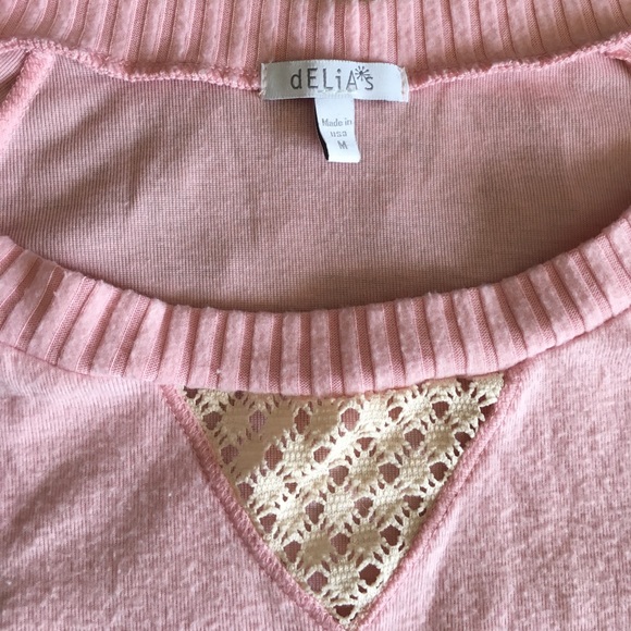 Delia’s Cozy Pink Sweater - Picture 2 of 2