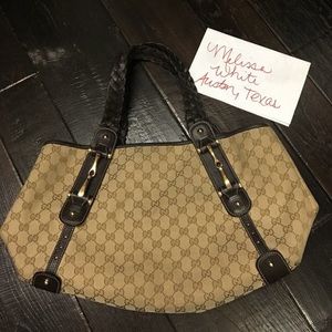 Authentic Gucci shoulder tote