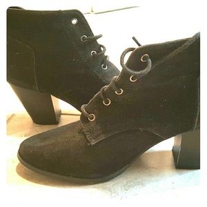 Black Suede Bootie