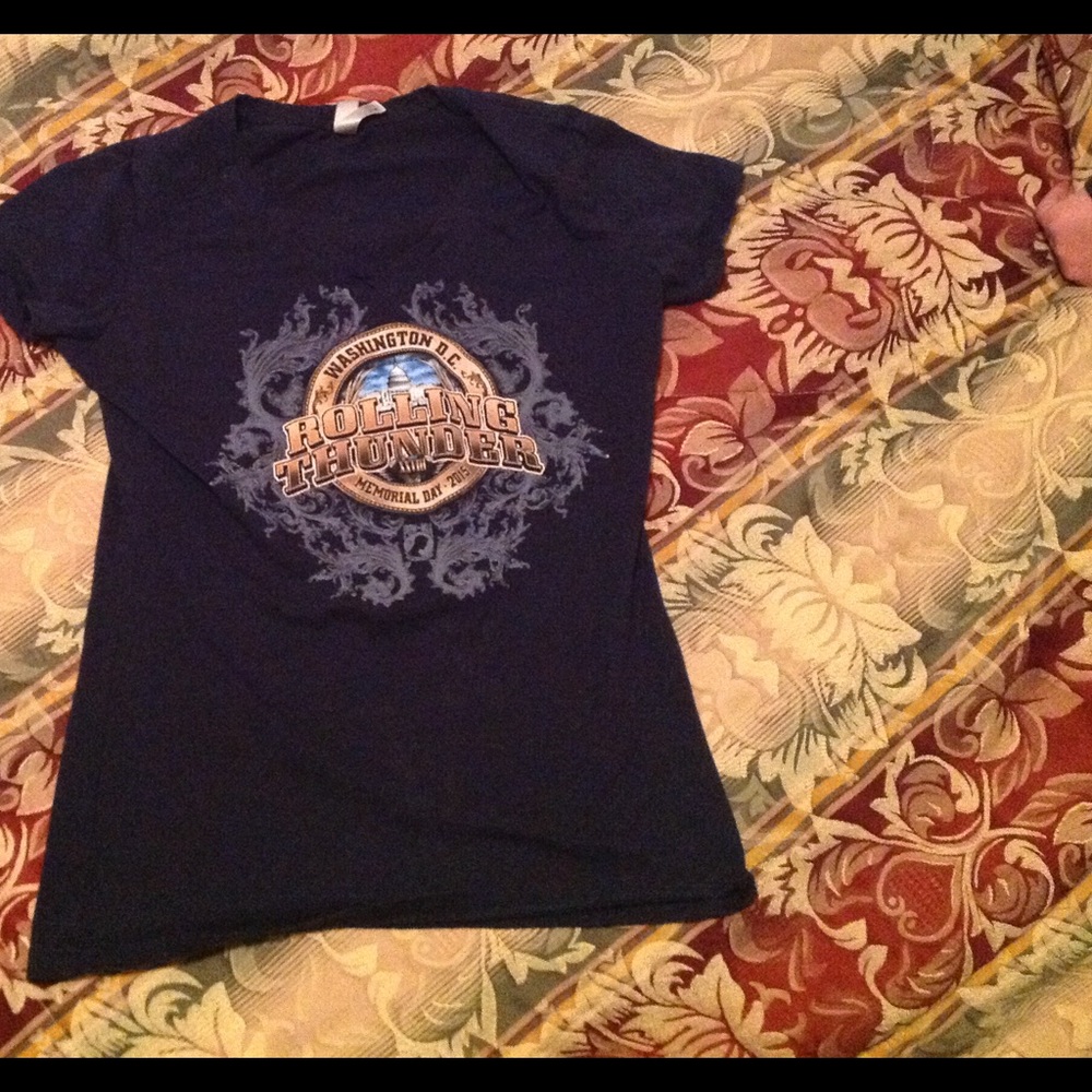 Harley Davidson Rolling Thunder v-neck shirt