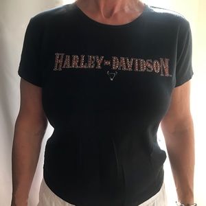 HD studded Shirt black great condition large