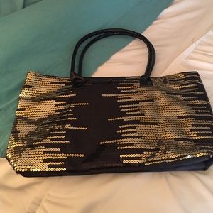 Black sequin tote brand new