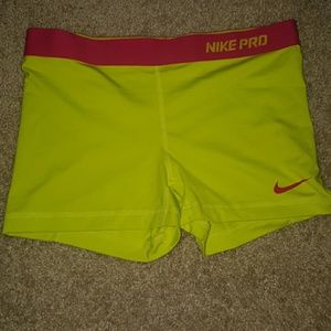 Nike pro fitted shorts