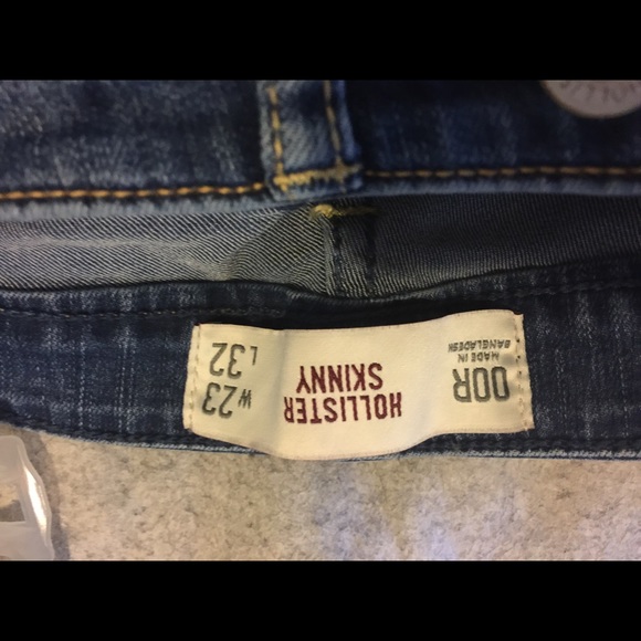 Hollister skinny jeans girls used W23 L32 - Picture 3 of 4