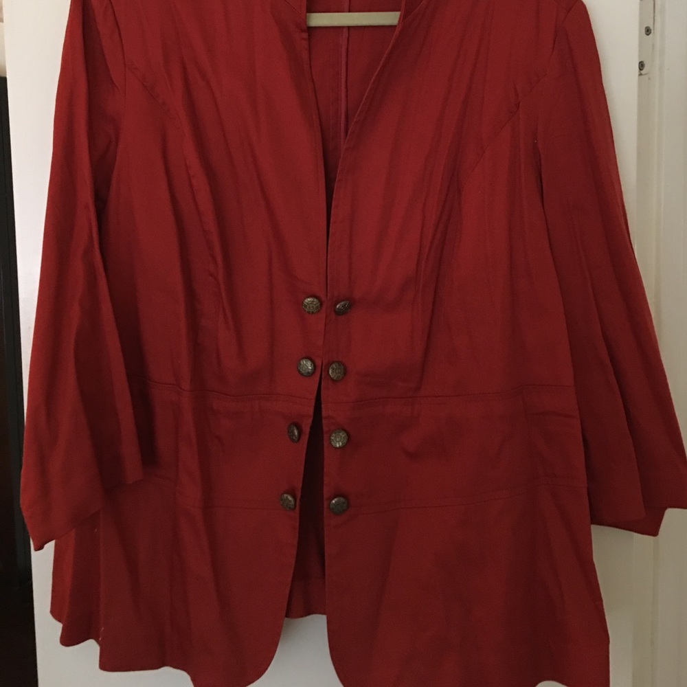 Burnt orange blazer