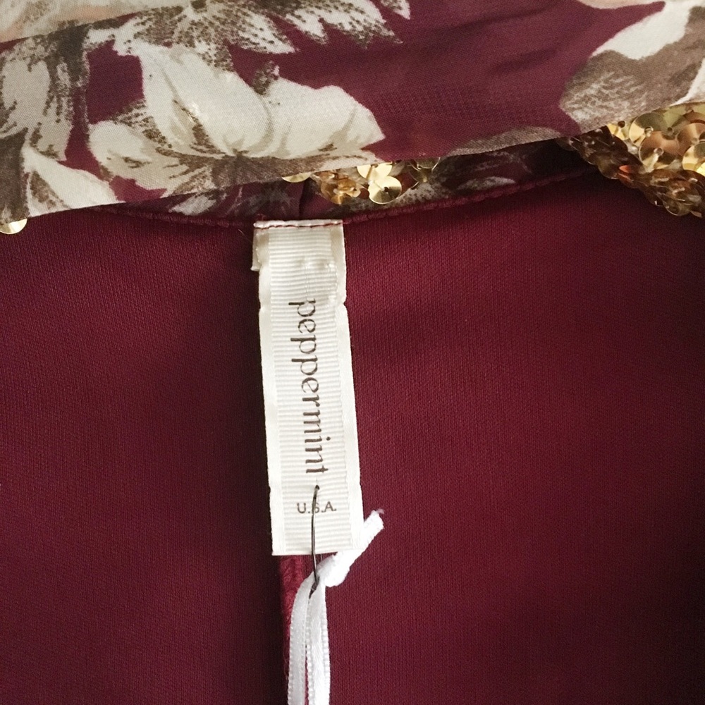 Floral Choker Mini Dress - Picture 5 of 6