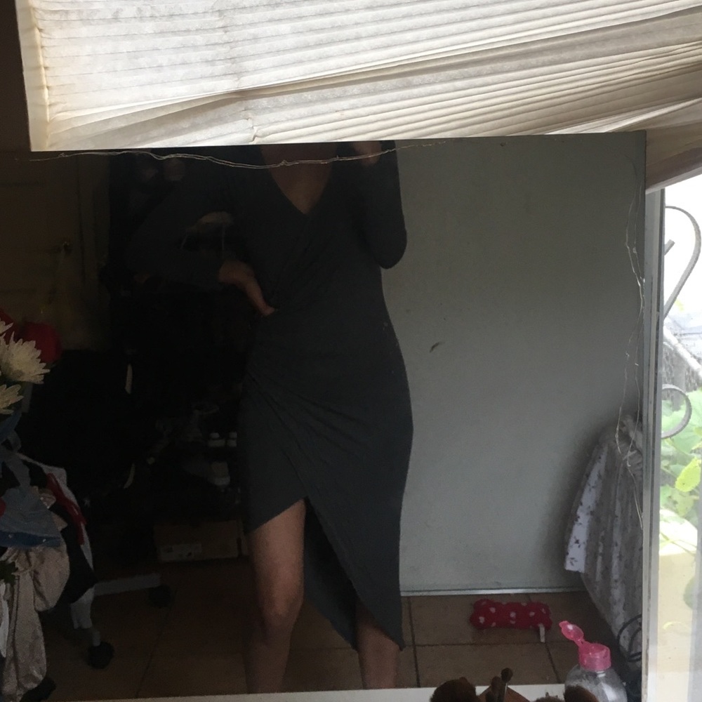 Gray dress