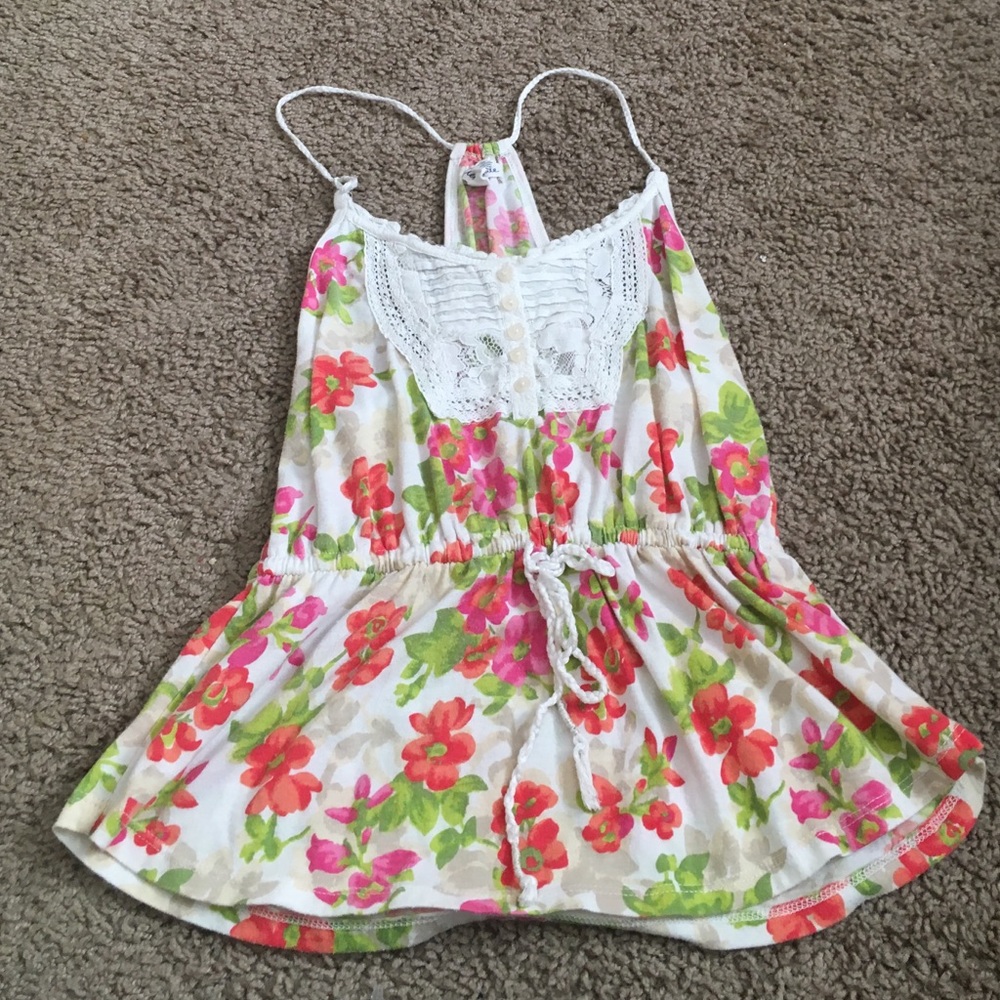 Floral tank top