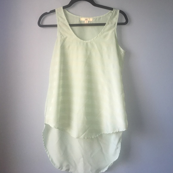 teal hi-low tank - Picture 1 of 3