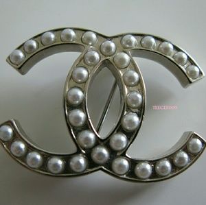 Authentic Chanel Pearl Brooch