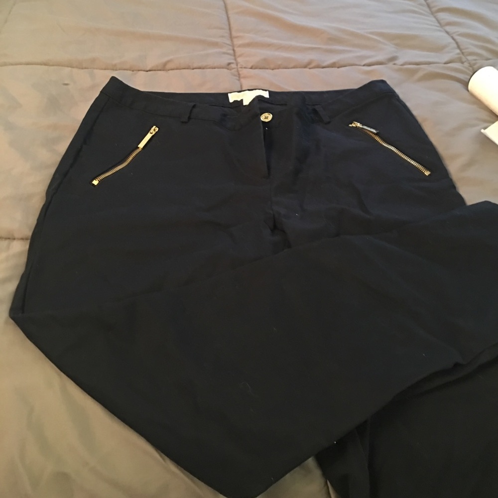 Michael Kors navy blue work pants