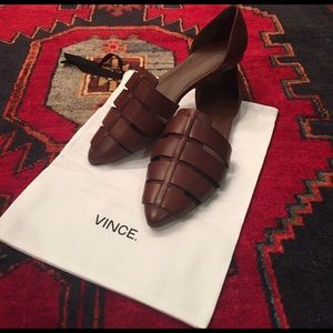 Vince leather flats