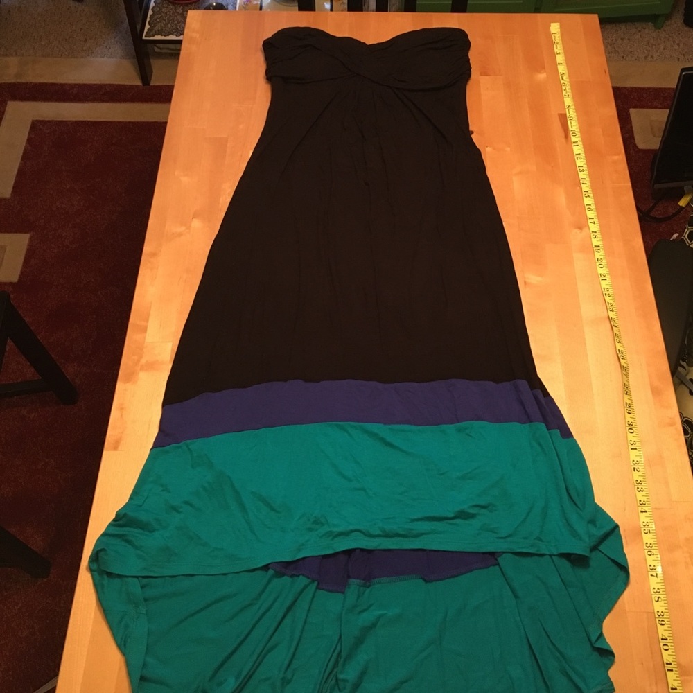 Strapless maxi dress