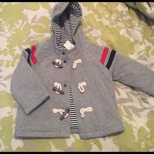 Toddler boys hooded thick cardigan