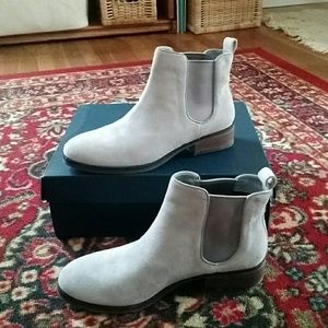 Cole Haan 7.5 suede landsman bootie in ironstone